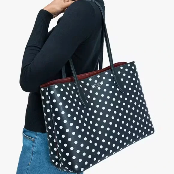 Kate Spade All Day Large Polka Dot Tote 😍 - Picture 12 of 13